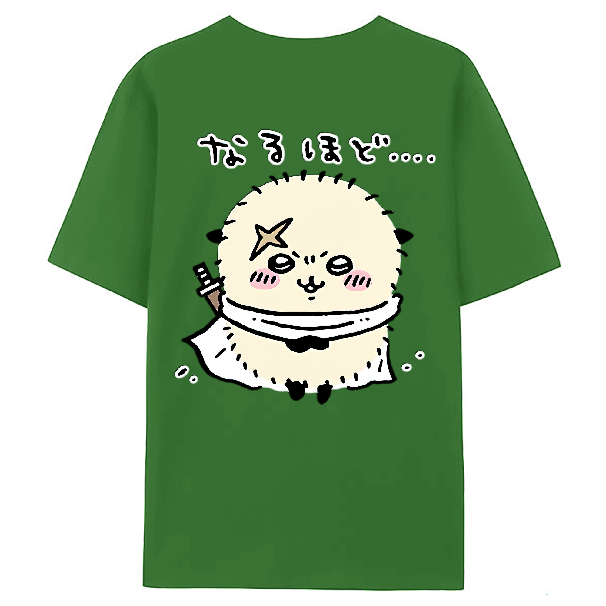（画像用） ちいかわ ラッコ Chii-kawa Sea otter レディース半袖Tシャツ(バックプリント)